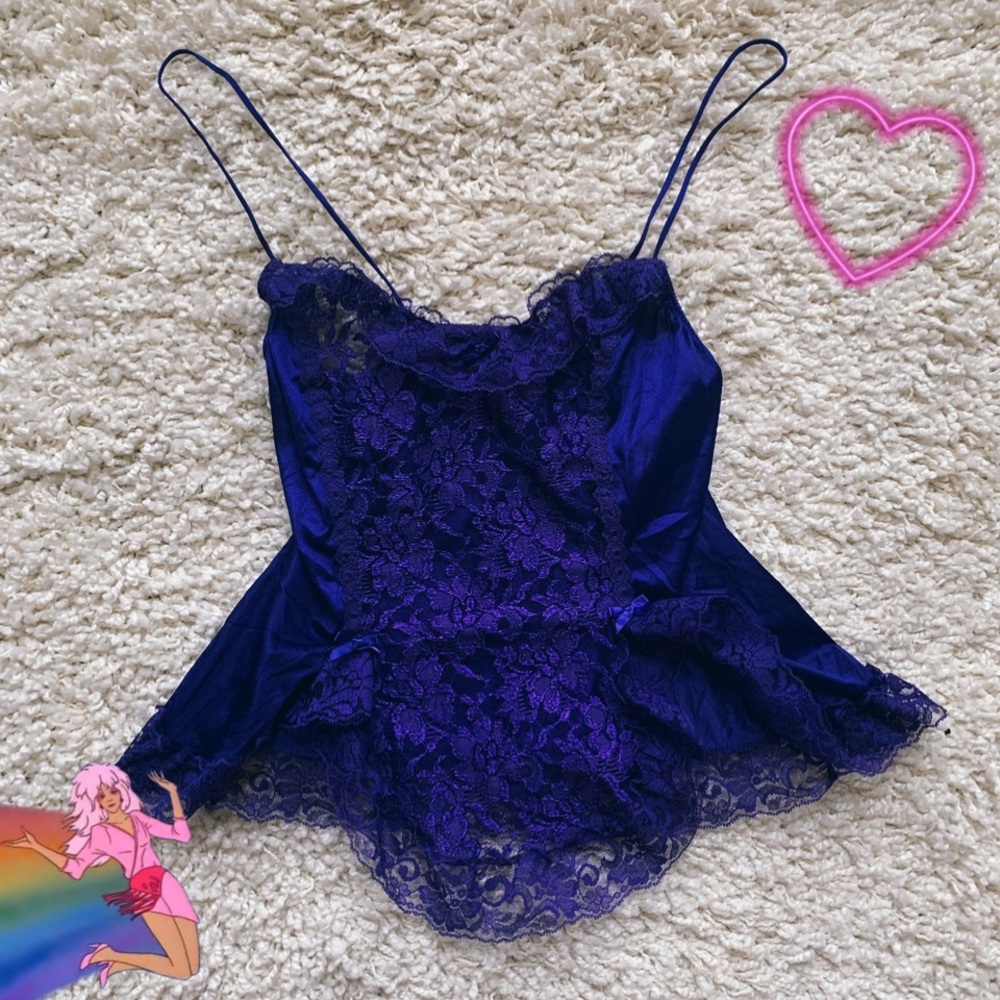 Vintage 80s lingerie top